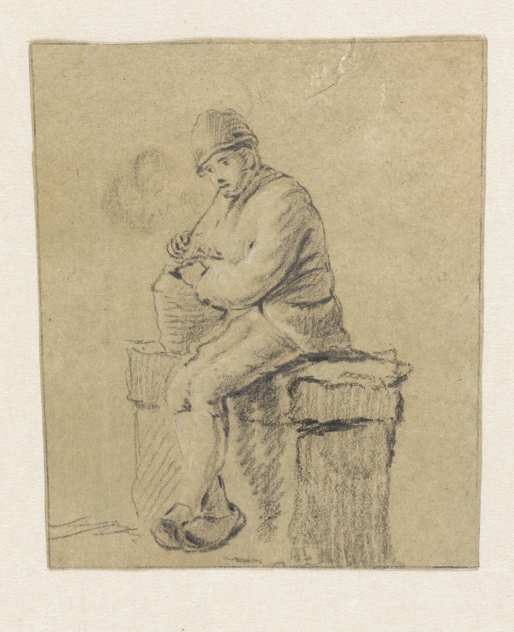 Sitting Peasant by Pieter Bartholomeusz. Barbiers