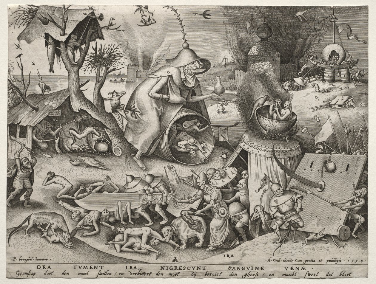 The Seven Deadly Sins: Anger by Pieter Bruegel