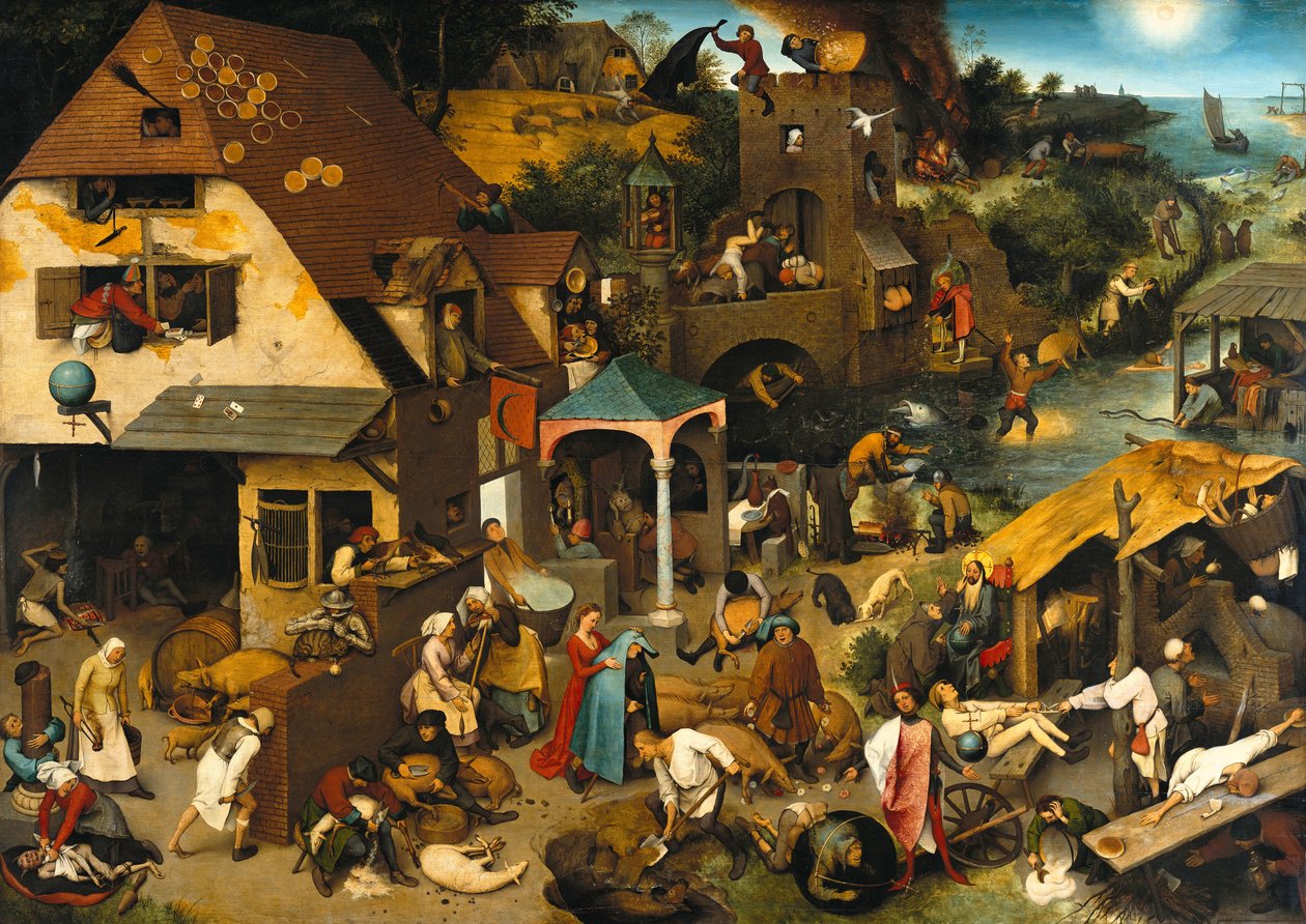 The Dutch Proverbs by Pieter Bruegel the Elder