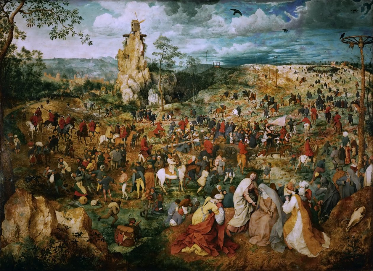 The Procession to Calvary by Pieter Brueghel the Elder