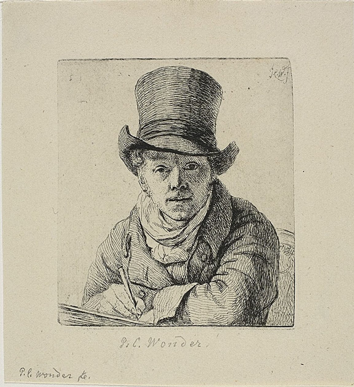 Self-Portrait by Pieter Christoffel Wonder