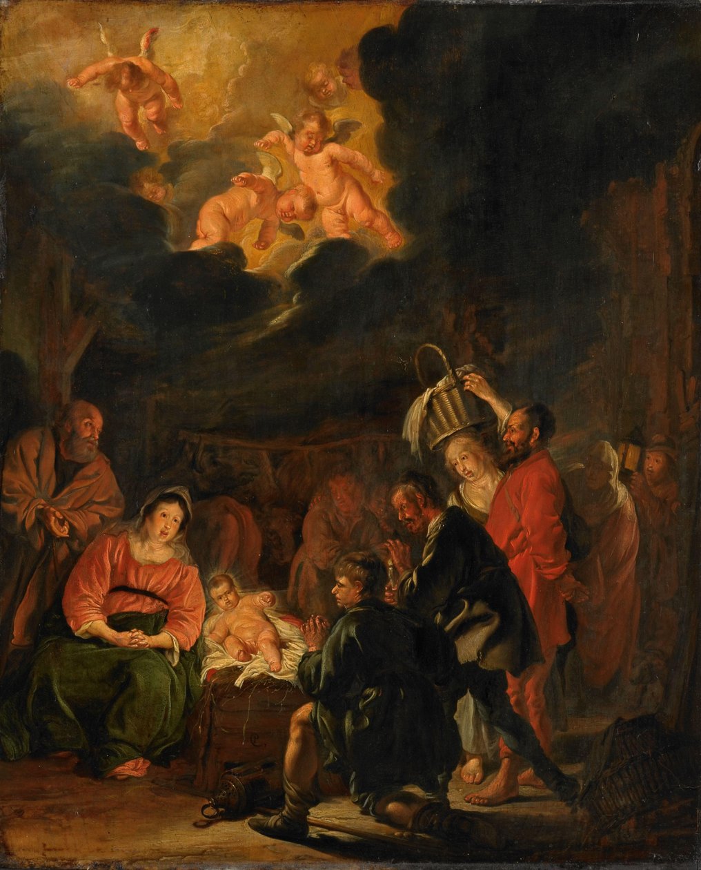 The Adoration of the Shepherds by Pieter Codde