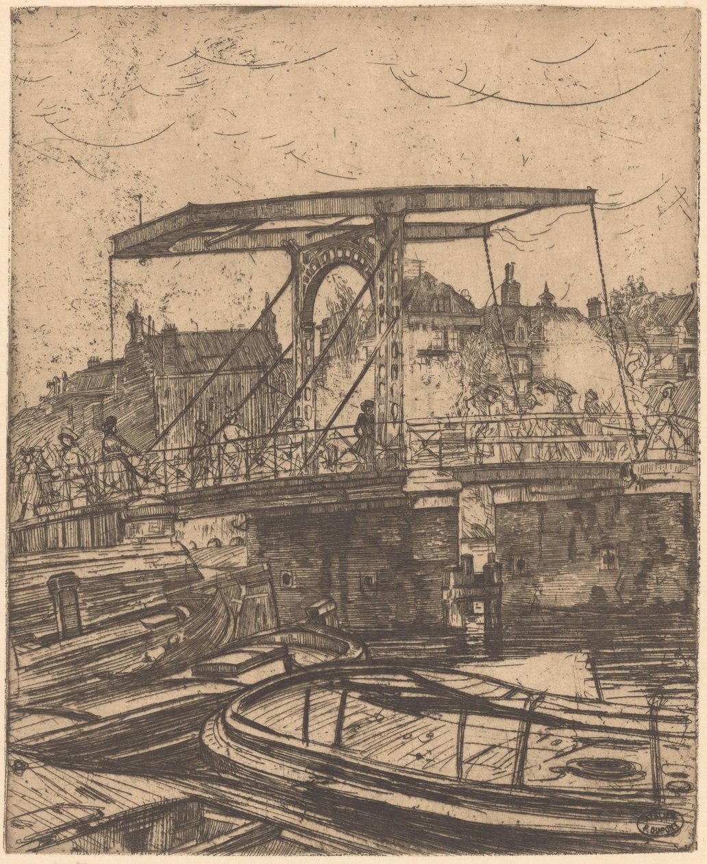 Skinny Bridge in Amsterdam by Pieter Dupont