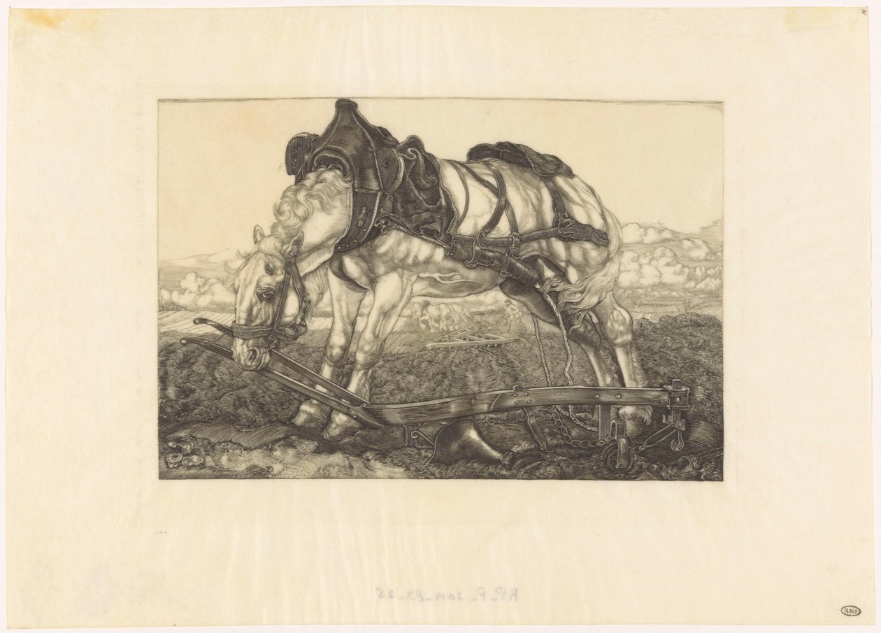 Resting Plow Horse by Pieter Dupont