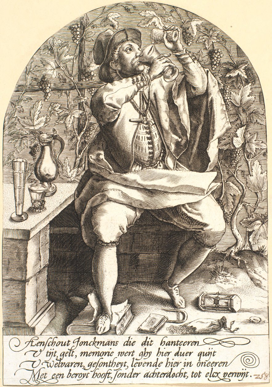 Lord, Satire on Drunkenness by Pieter Goos