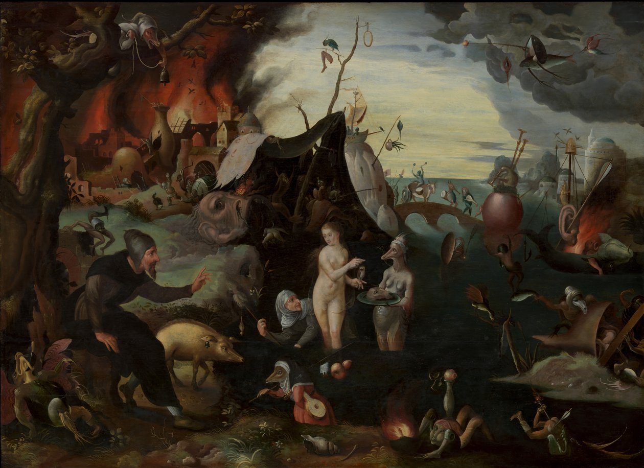 The Temptation of Saint Anthony by Pieter Huys