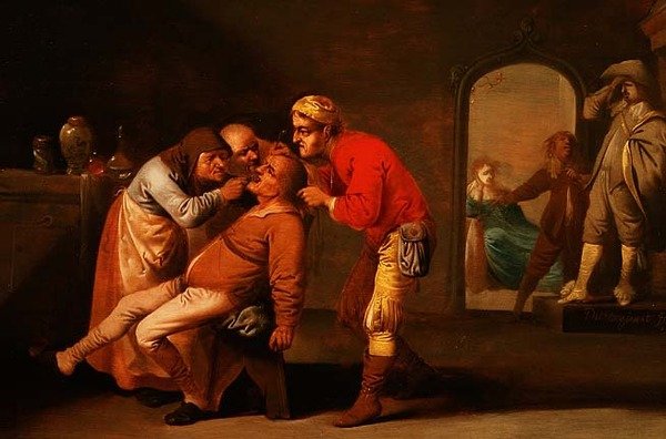 A Visit to the Dentist by Pieter Jansz. Quast