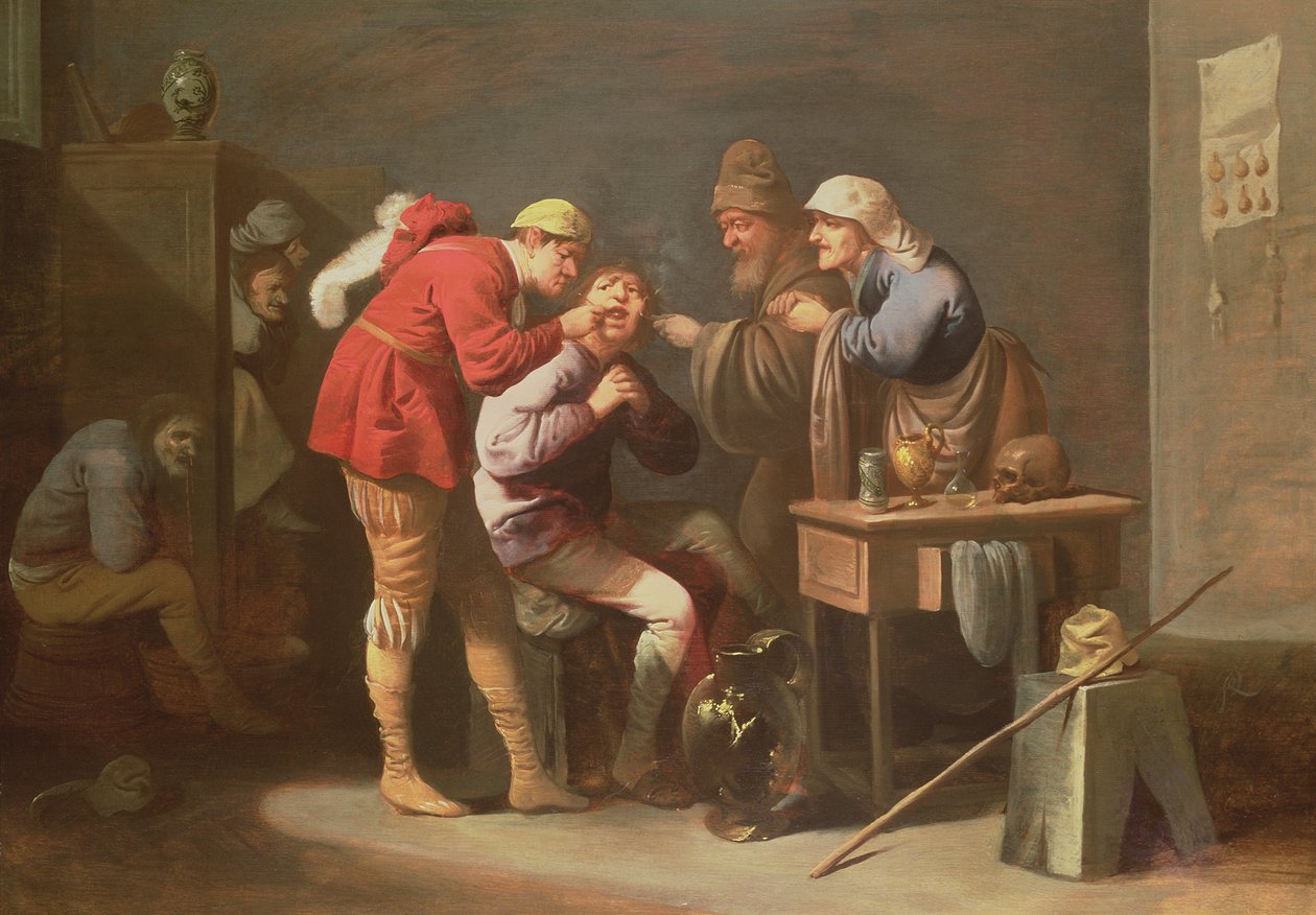 A Visit to the Dentist by Pieter Jansz. Quast