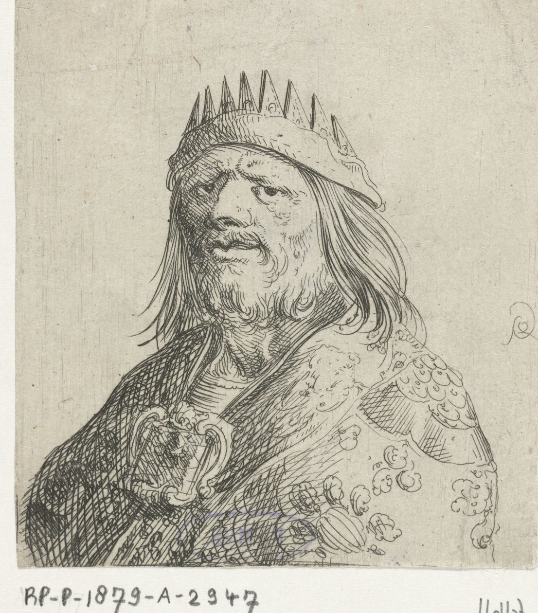 Portrait Bust of a King by Pieter Jansz Quast