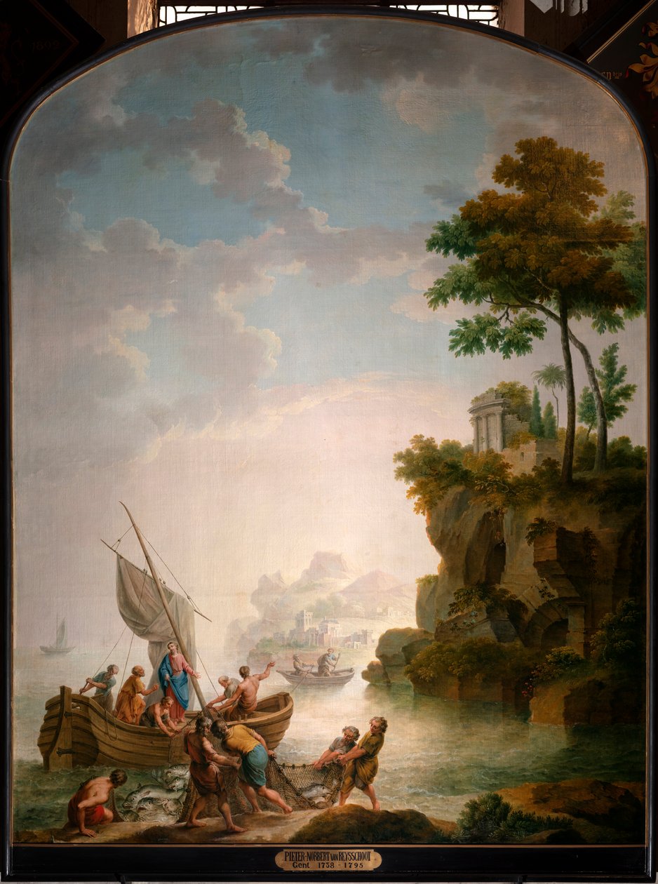 Miraculous Catch of Fish by Pieter Norbert van Reysschoot