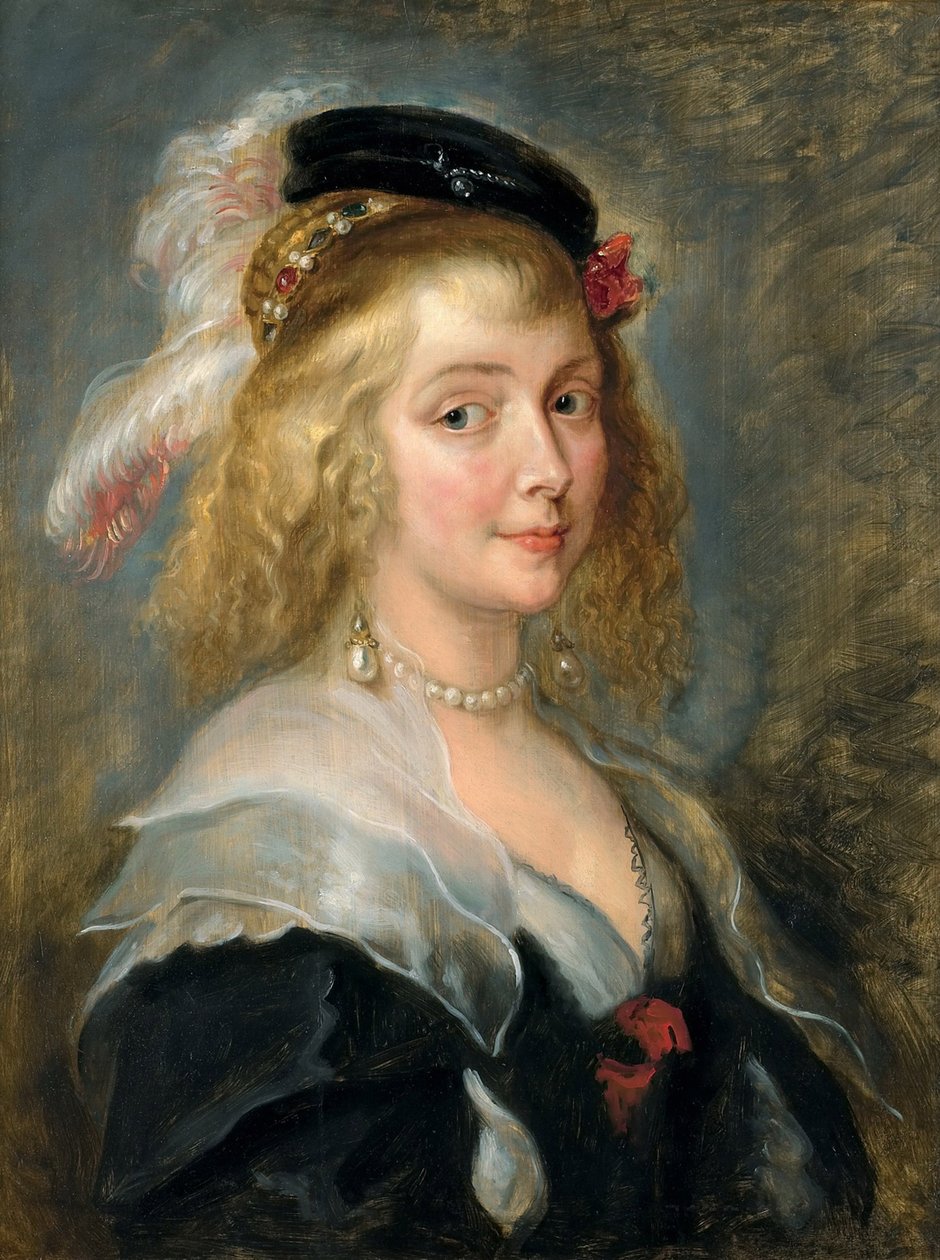 Portrait of Hélène Fourment by Peter Paul Rubens