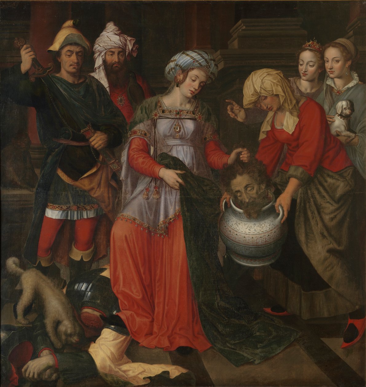 Tomyris Receiving the Head of Cyrus by Pieter Pieters