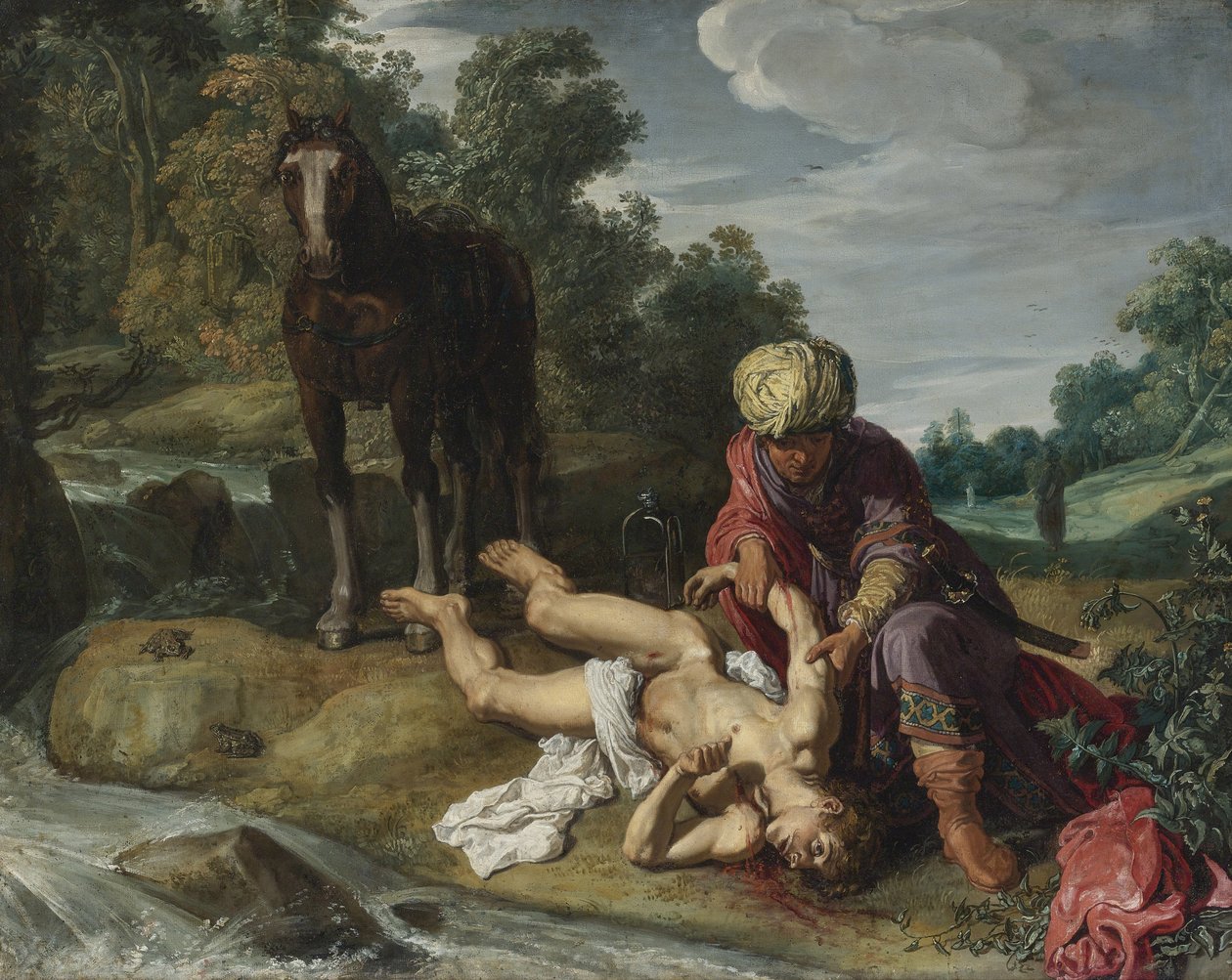 The Good Samaritan by Pieter Pietersz. Lastman