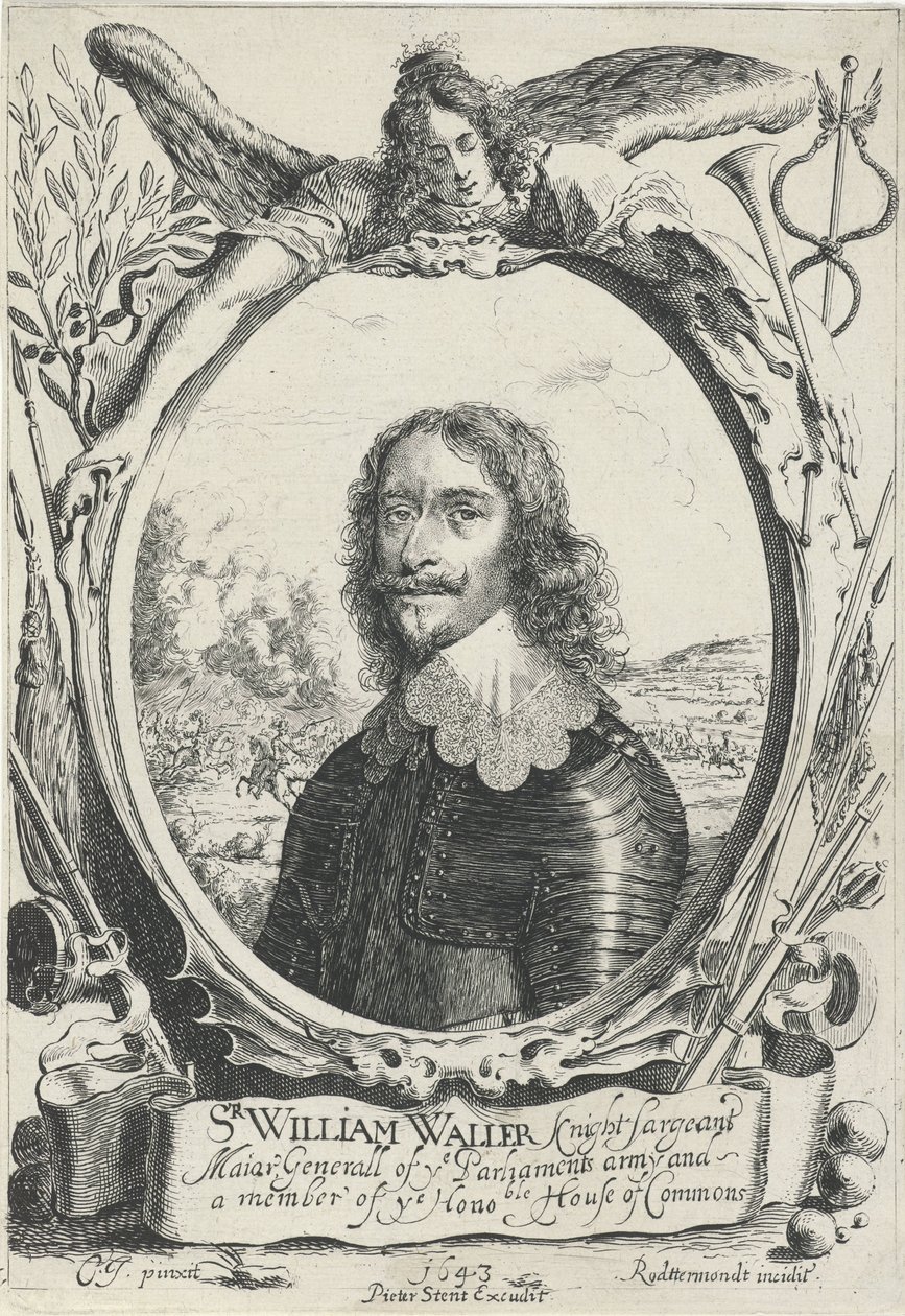 Portrait of Sir William Waller by Pieter Rottermondt