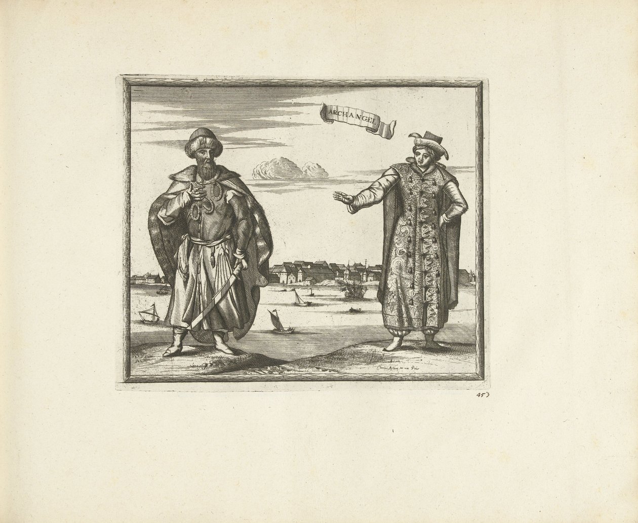 Habitants of Arkhangelsk by Pieter Van der Aa