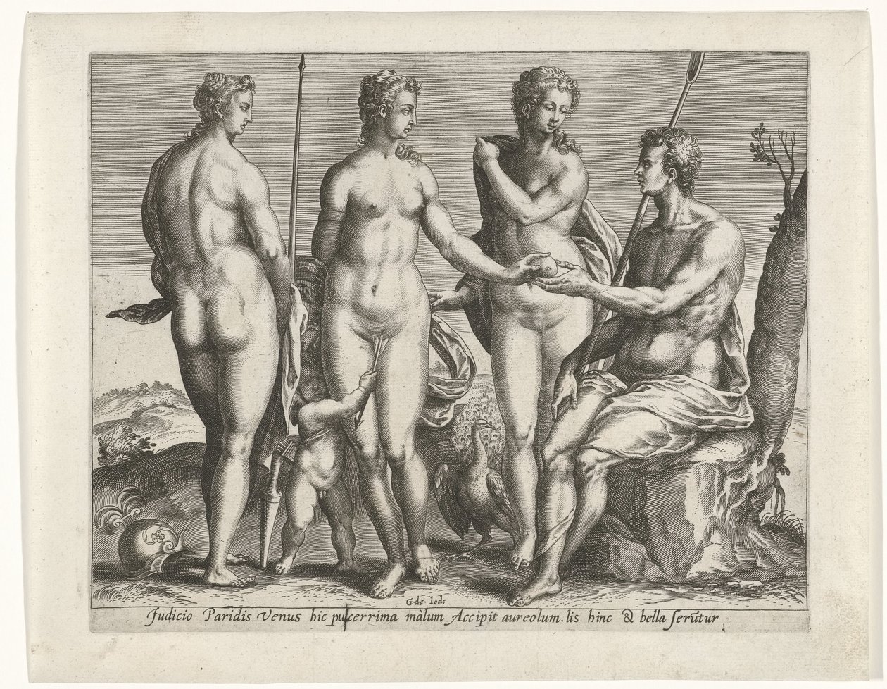 Judgment of Paris by Pieter de Jode (I)