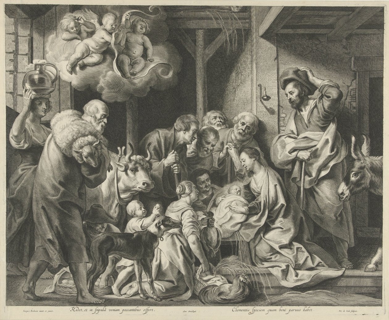 Adoration of the Shepherds by Pieter de Jode (II)