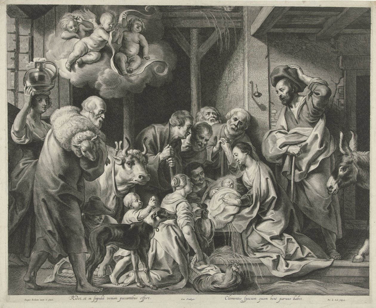 Adoration by the Shepherds by Pieter de Jode (II)