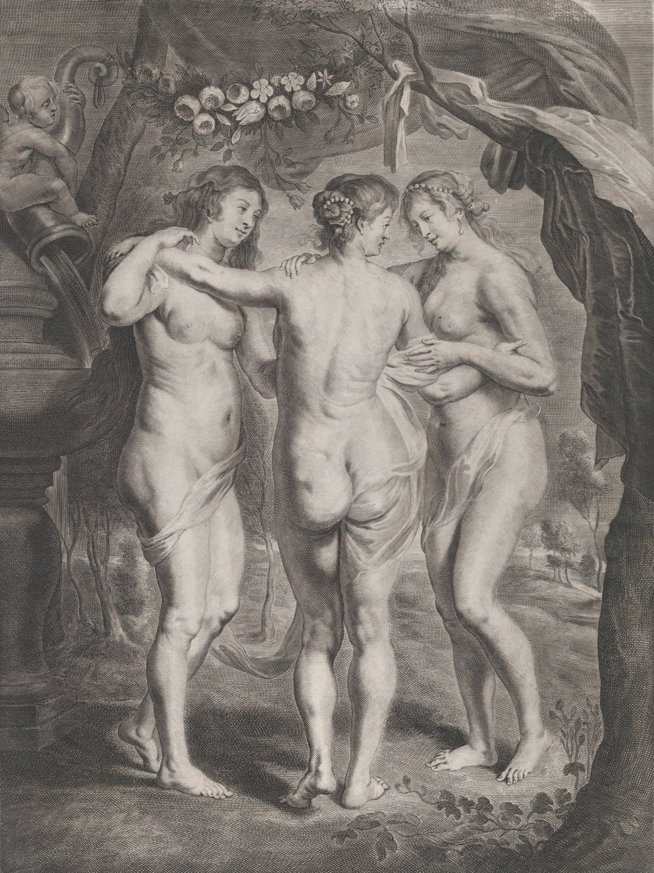 The Three Graces by Pieter de Jode II