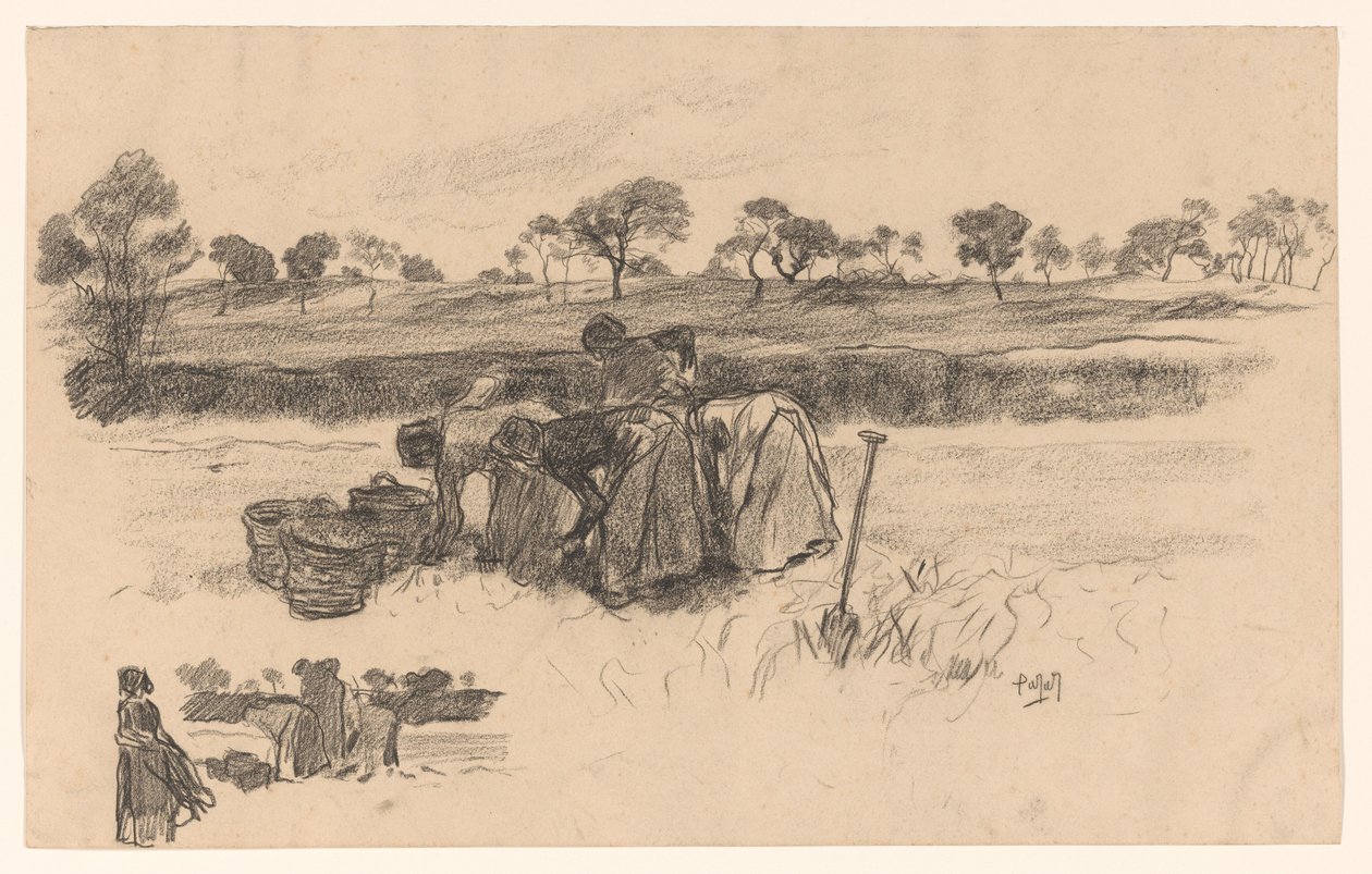 Working Women in the Field by Pieter de Josselin