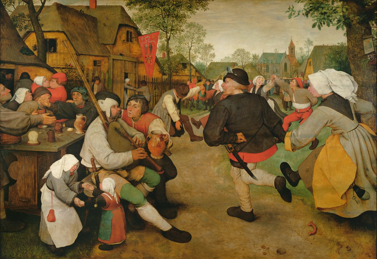 Peasant Dance by Pieter the Elder Bruegel