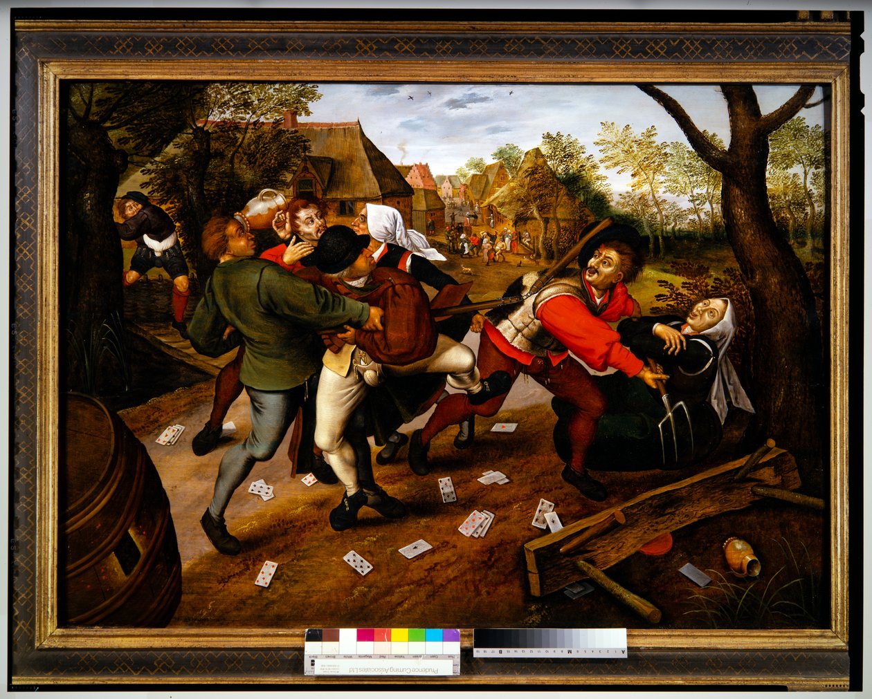 Gamblers Quarrelling by Pieter the Younger Brueghel