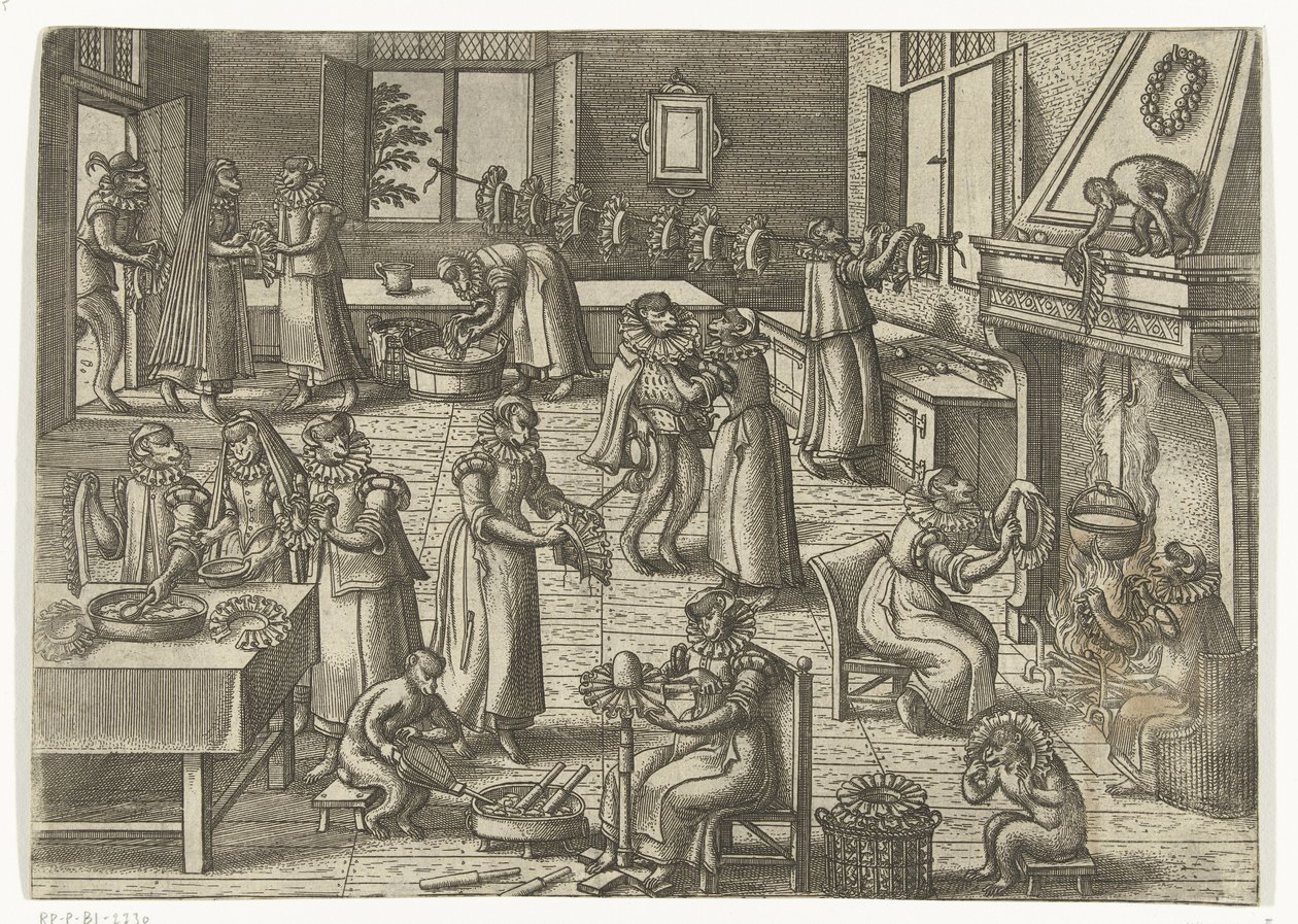 Collar Workshop (Monkey Business) by Pieter van der Borcht (I)