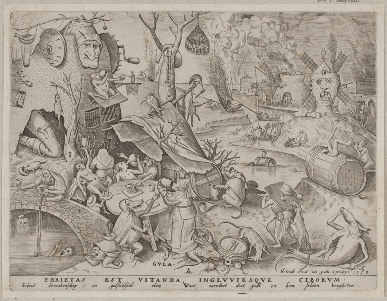 Intemperance by Pieter van der Heyden