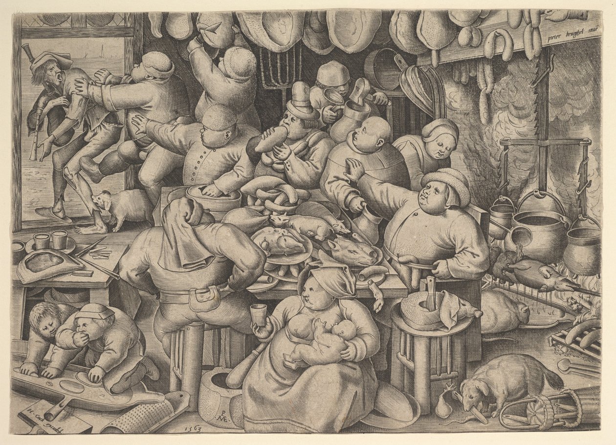 The Fat Kitchen by Pieter van der Heyden