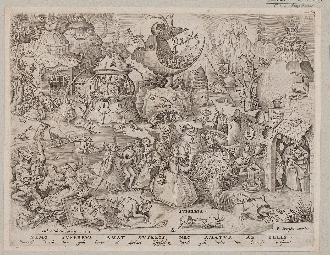 The Seven Vices by Pieter van der Heyden