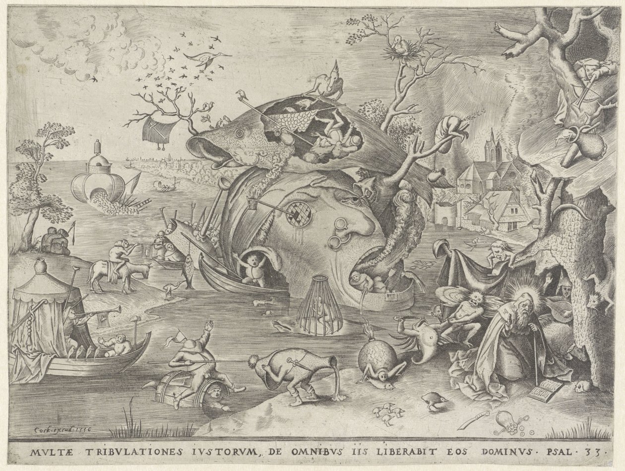 Temptation of St. Anthony by Pieter van der Heyden