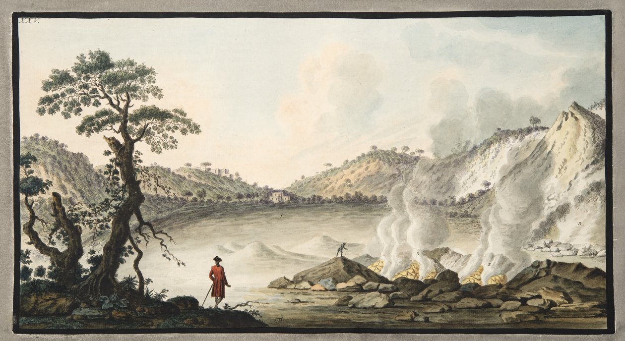 View of Solfaterra, Plate XXV, from 