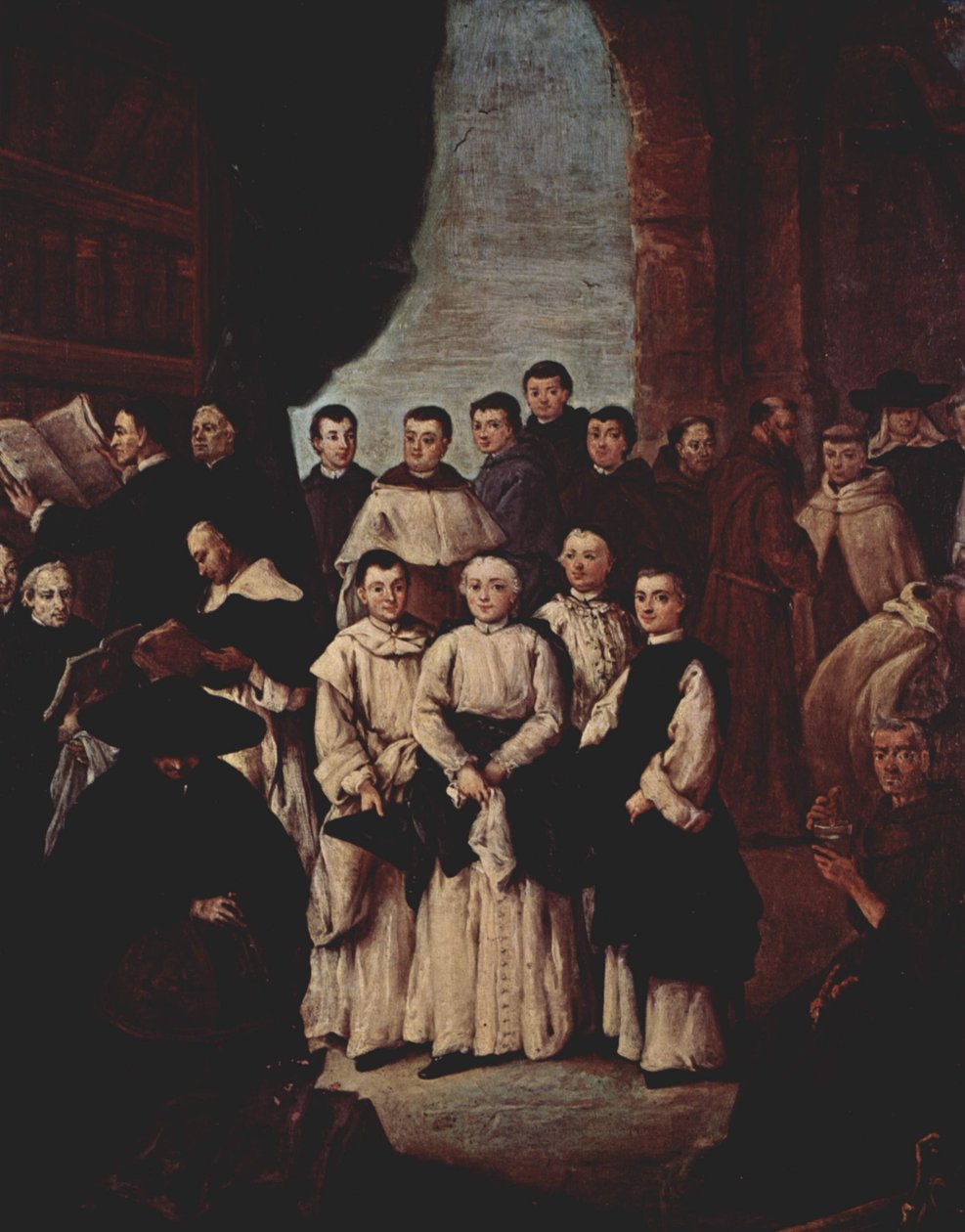 Group Portrait of Venetian Monks, Canons, and Members of Venetian Brotherhoods by Pietro Longhi