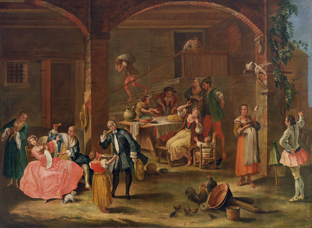 Lunch in the Country by Pietro Longhi