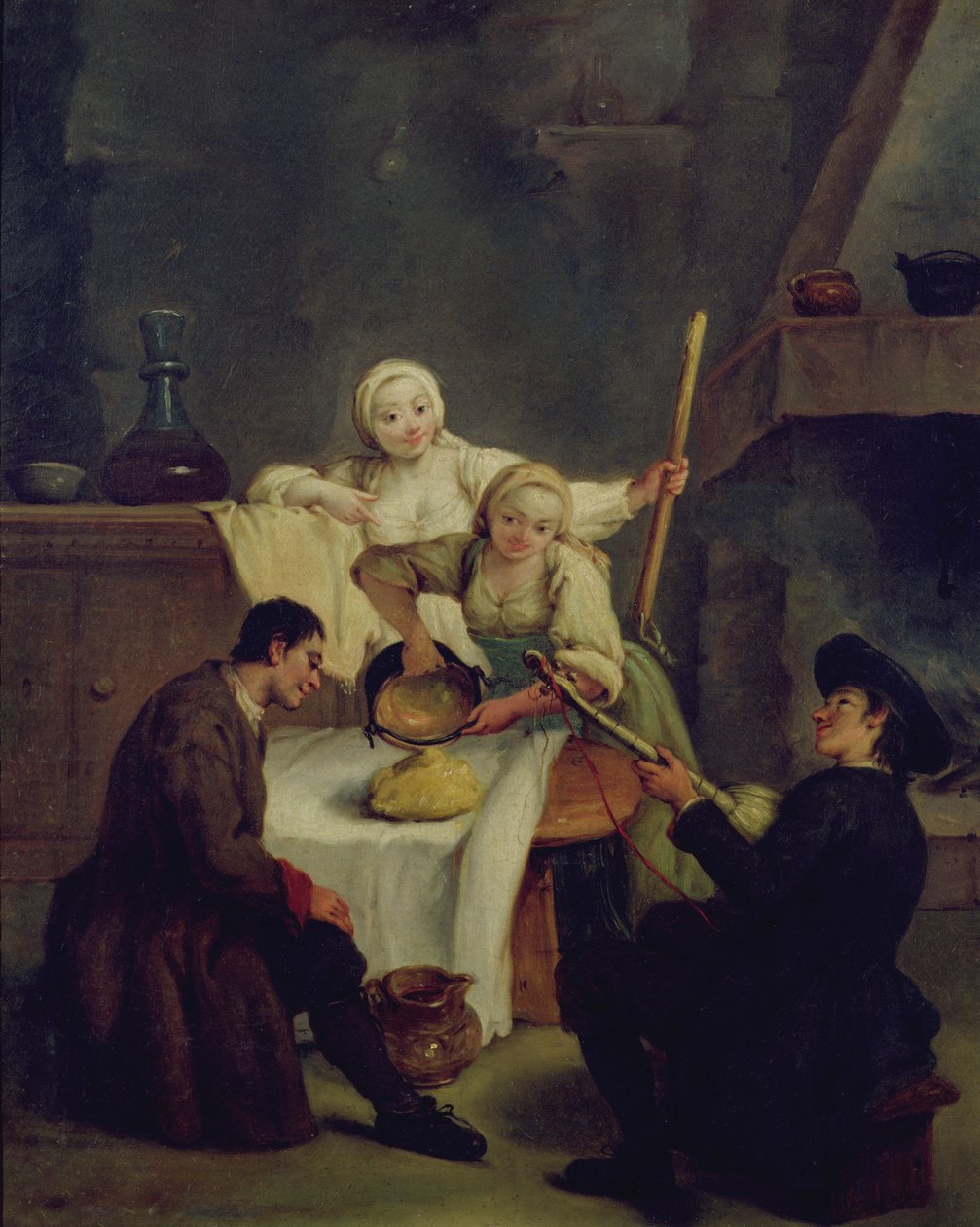Preparing the Polenta by Pietro Longhi