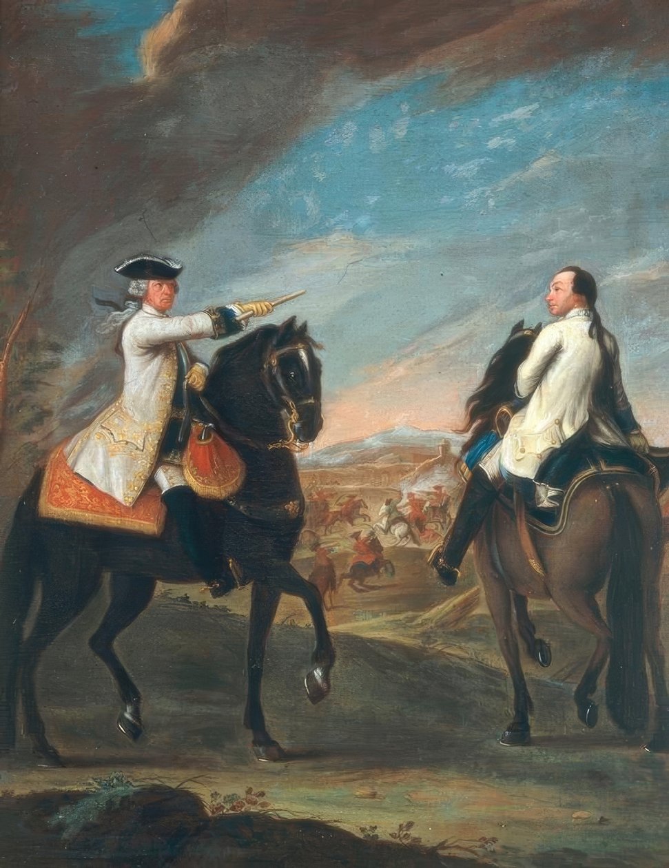 Equestrian Portrait of Guglielmo di Monfort by Pietro Longhi
