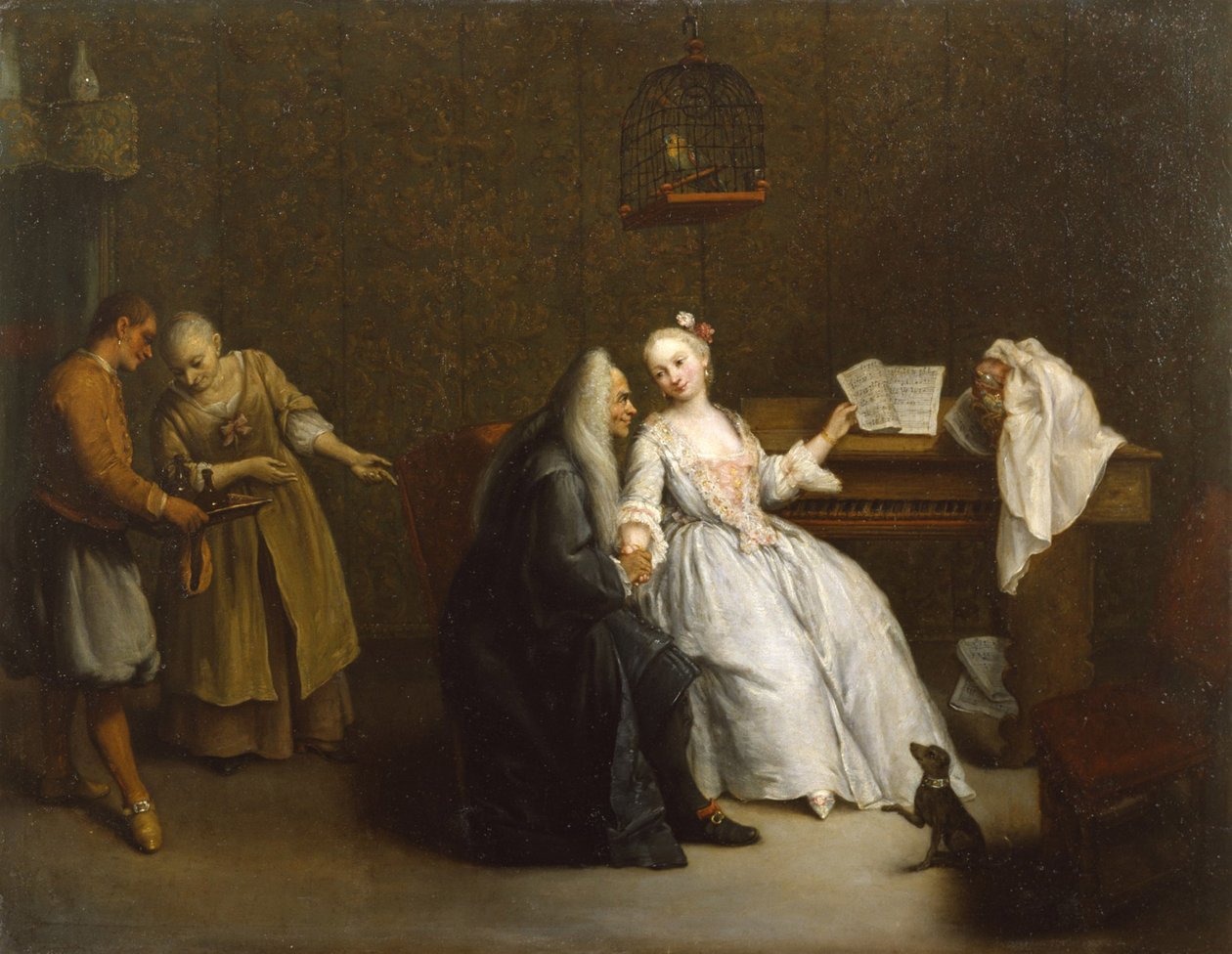 The Music Lesson, c.1760 by Pietro Longhi