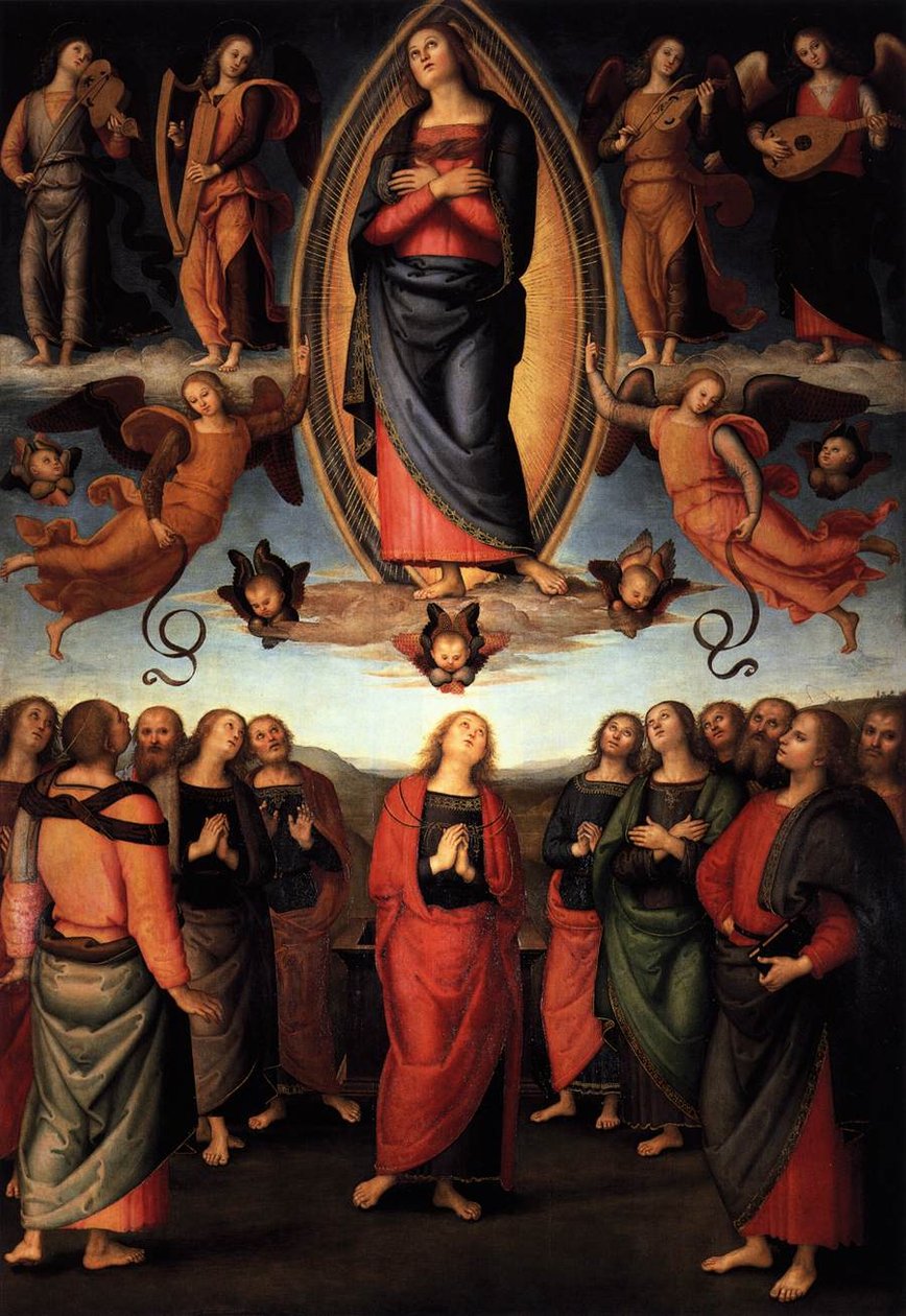 Assumption of Mary by Pietro Perugino