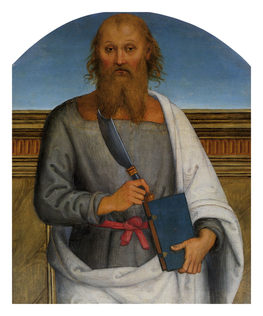 Altarpiece of Saint Augustine (Saint Bartholomew) by Pietro Perugino
