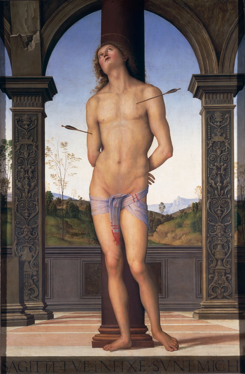 St. Sebastian by Pietro Perugino