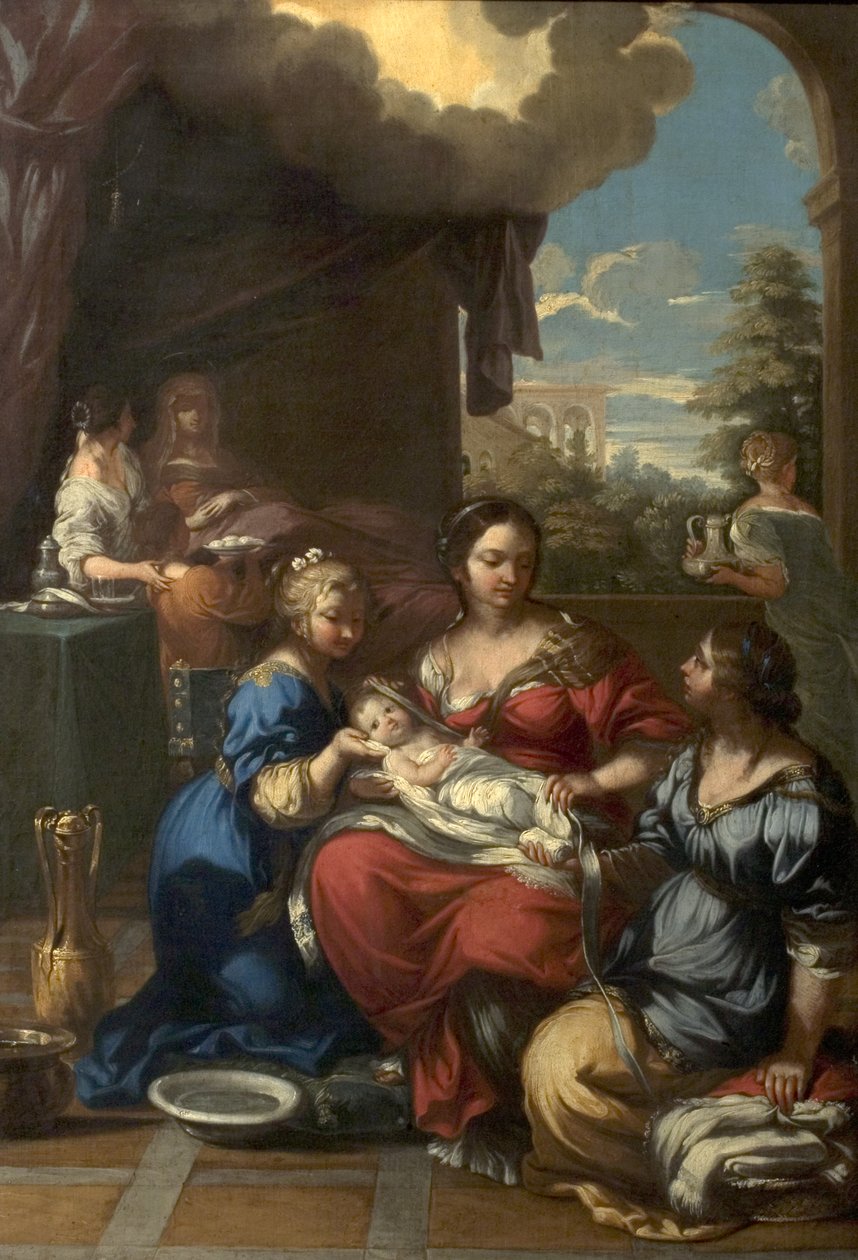 The Birth of the Virgin by Pietro da Cortona