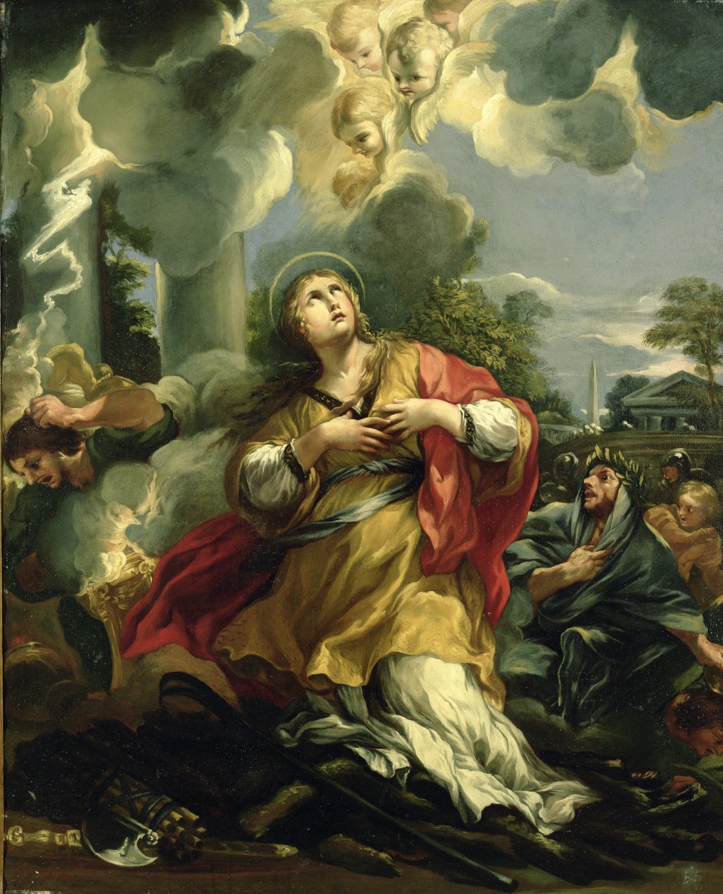 The Vision of St. Barbara by Pietro da Cortona