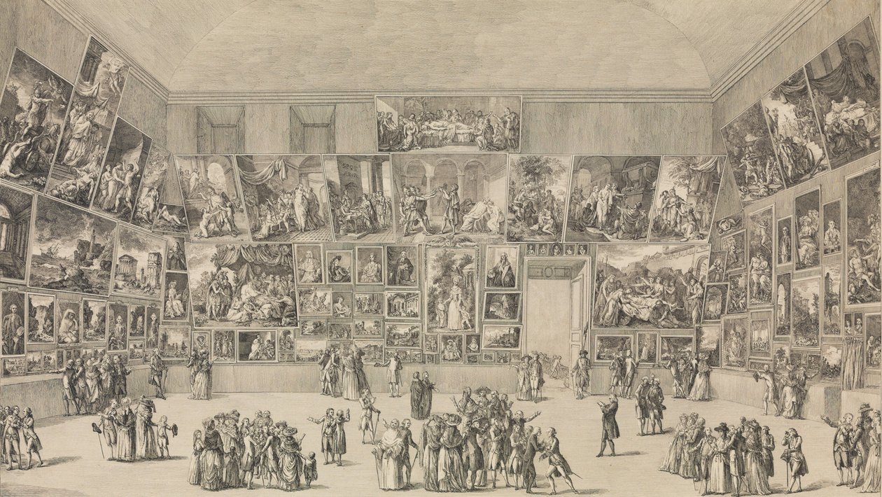 View of the Salon of 1785 by Pietro Antonio Martini