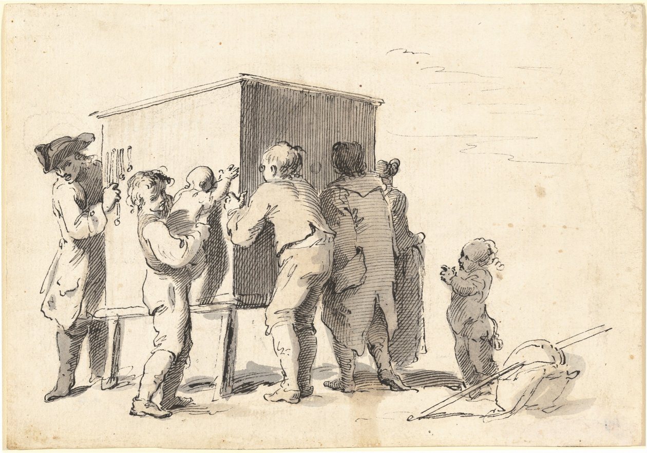 The Peep-Show by Pietro Antonio Novelli