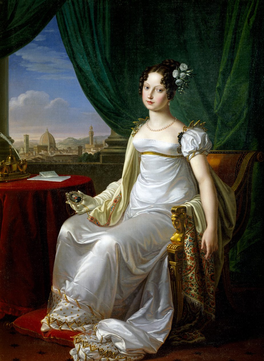 Portrait of Maria Theresa of Austria by Pietro Benvenuti