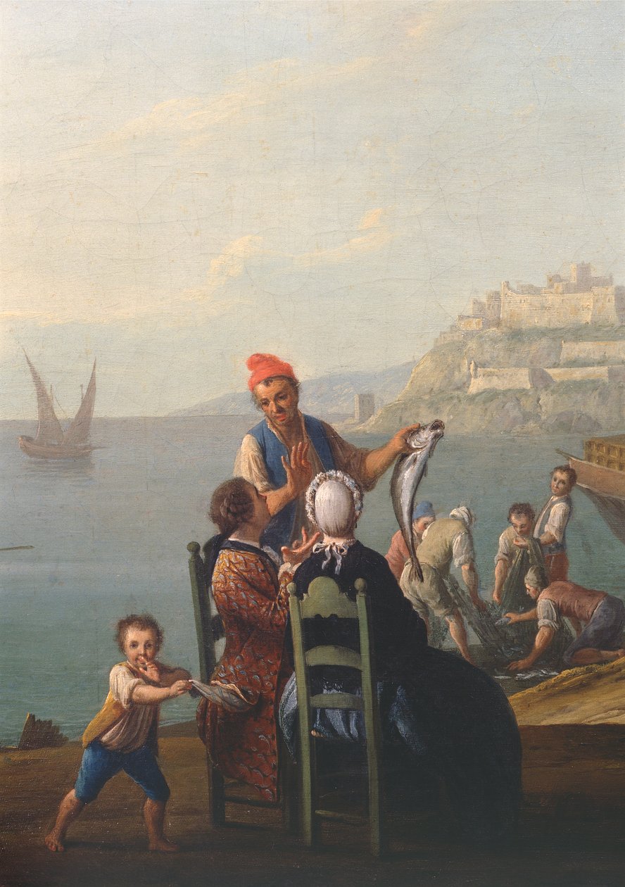 Fishmonger (detail) by Pietro Fabris