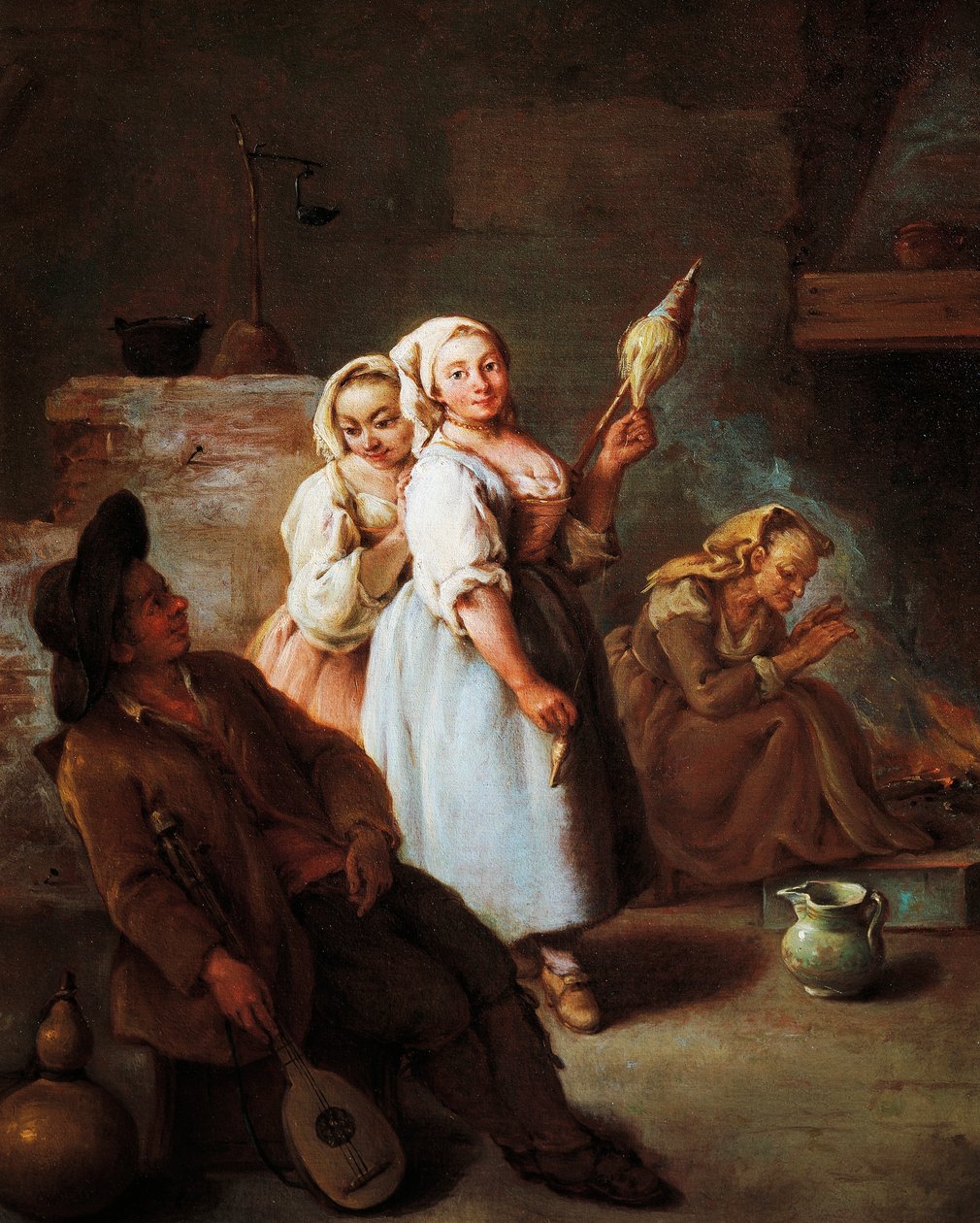 Spinners by Pietro Longhi