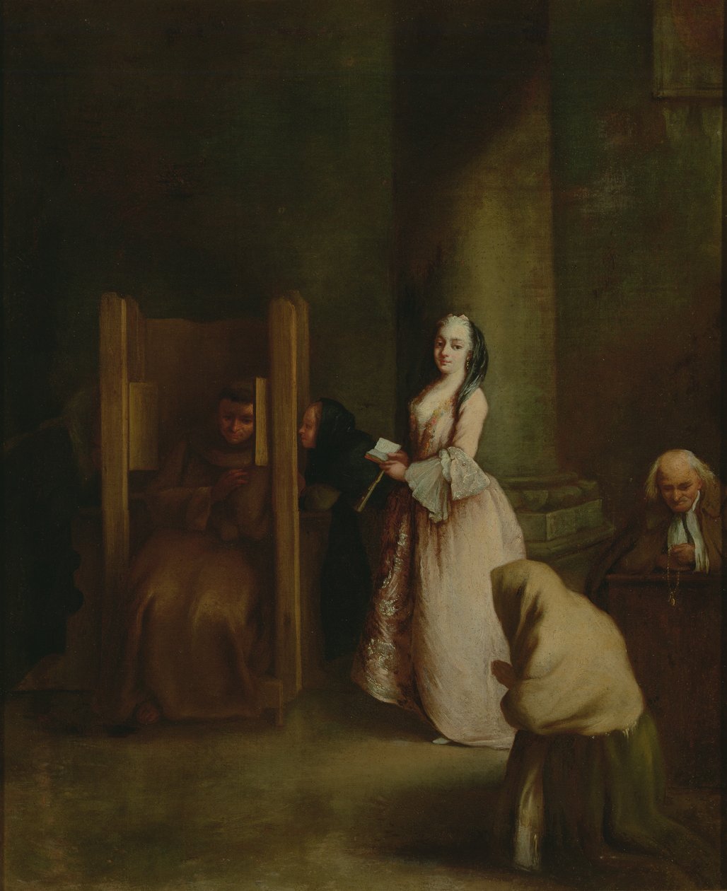 The Confession by Pietro Longhi