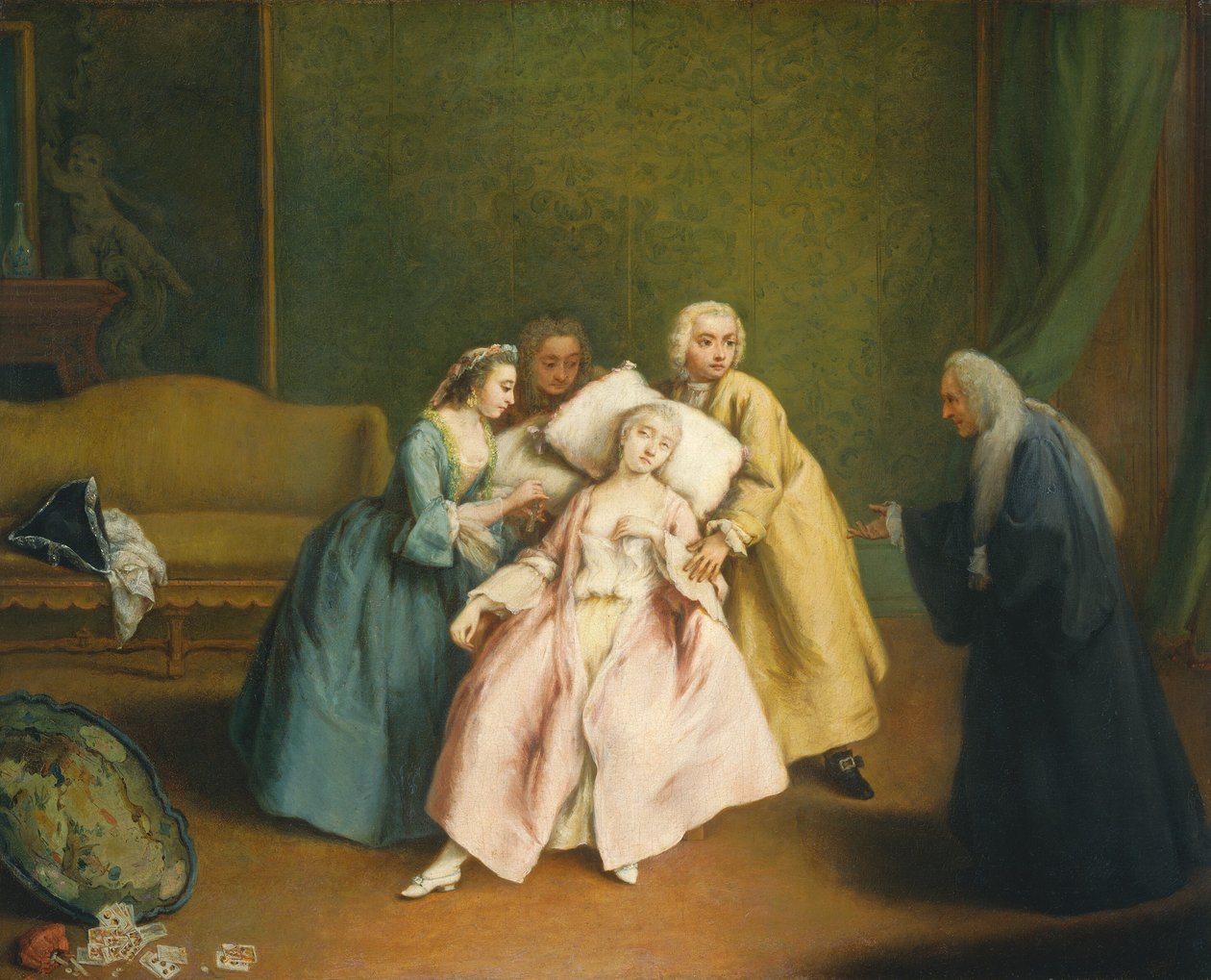 The Faint by Pietro Longhi