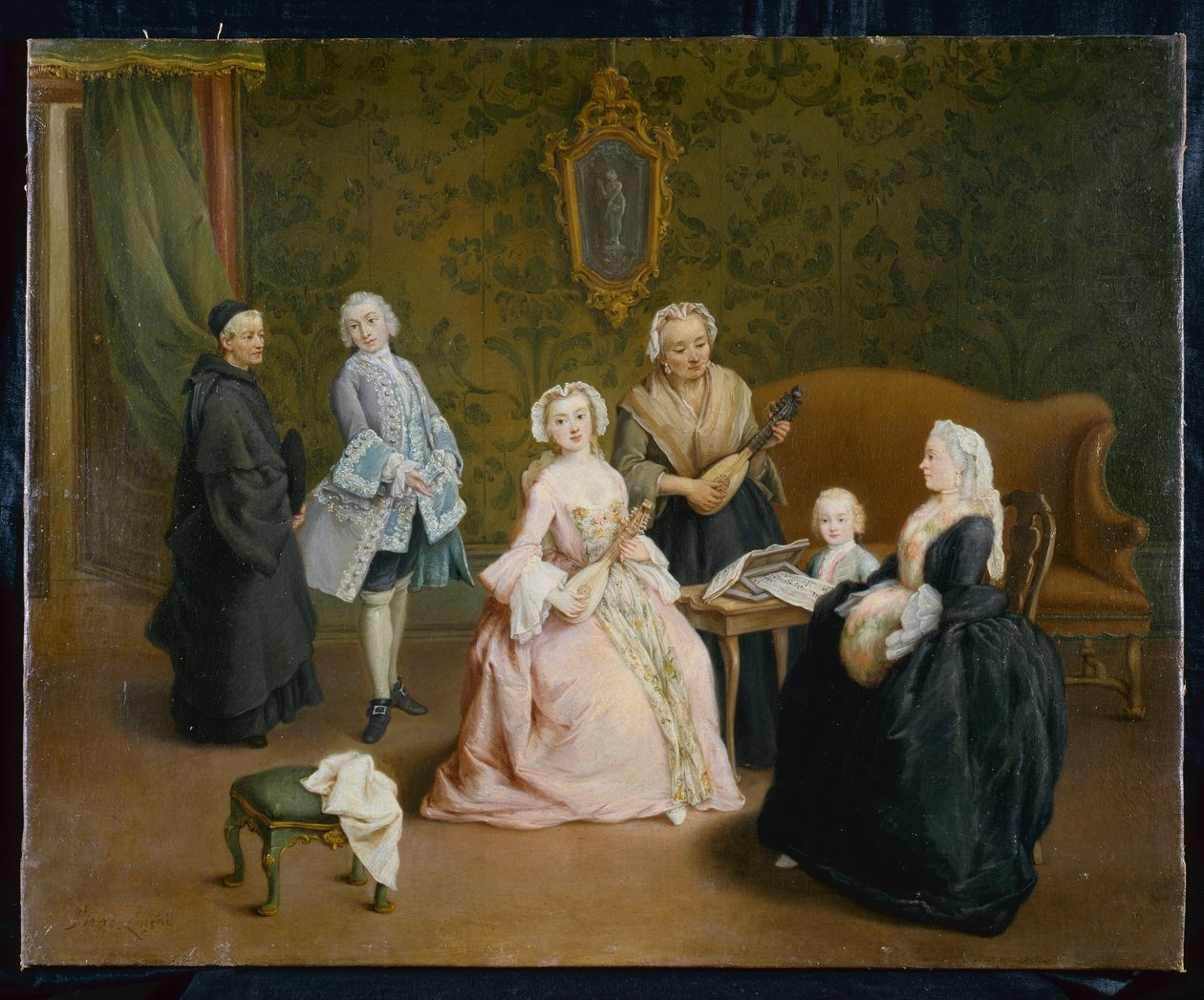 The Family Concert by Pietro Longhi